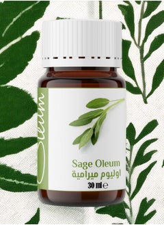 Oleum Cosmetics Oleum Sage Oil 30ml - 100% Pure Essential Oil Natural for Cosmetics - Antioxidant, Anti-Inflammatory & Soothing Properties - Ideal for Hair and Skin Care  - Image 2
