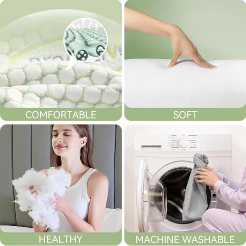 CozyCrest Pregnancy Pillow H-Shaped | Maternity Pillow for Women | Full Body Support Belly & Back Pain Relief | Removable Washable Hypoallergenic Organic Cotton Cover - Image 5