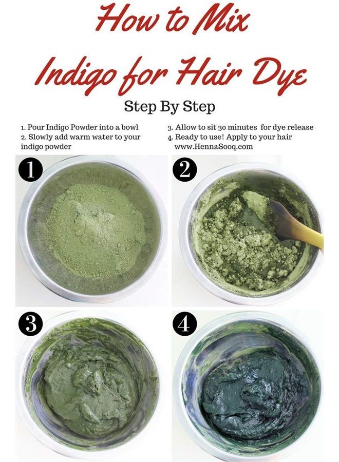 HERBS BOTANICA Indigo Powder For Hair - Indigofera Tinctoria (100% Natural Organically Henna Grown) 150 Grams / 5.3 Oz Natural Black Hair Dye, Natural Henna Herbs and Corps - Image 3