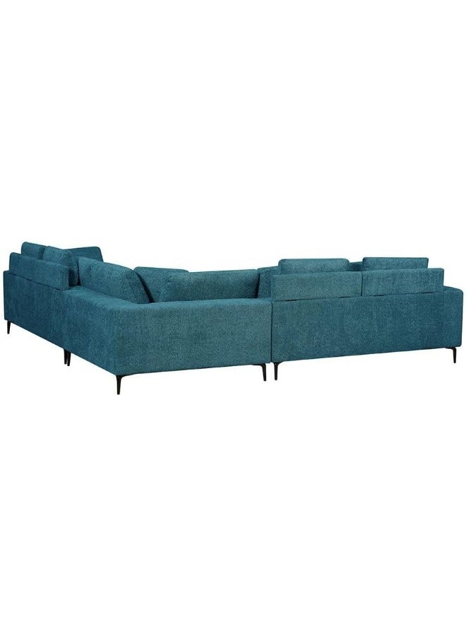 Comfynest Comfynest Oracion 7-Seater Sectional Corner Fabric Sofa With 5-Year Warranty 624X110X92Cm Blue - Image 4