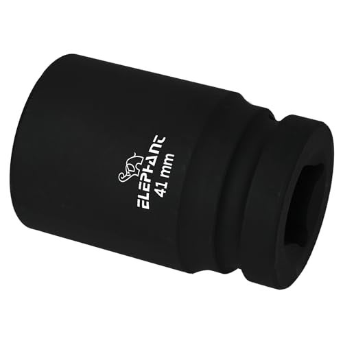 Elephant Metal 1 Inch Square Drive STD Impact Socket | 6-Point | 90 mm Length | 41 mm Size - Image 5