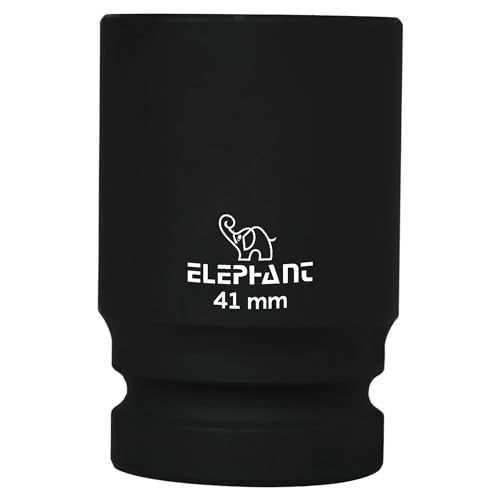 Elephant Metal 1 Inch Square Drive STD Impact Socket | 6-Point | 90 mm Length | 41 mm Size - Image 1