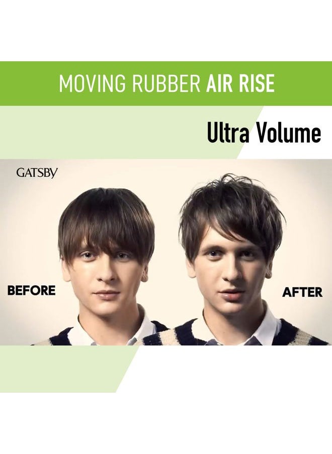 GATSBY Moving Rubber Air Rise Hair Wax, English Version, 80g/2.8oz  - Image 4