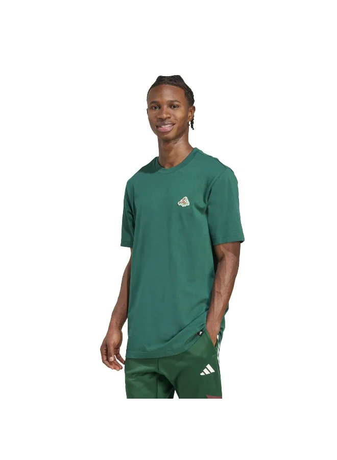 adidas Adidas M Pizza Trim T Green Graphic Tee (Short Sleeve) T-Shirts For Men