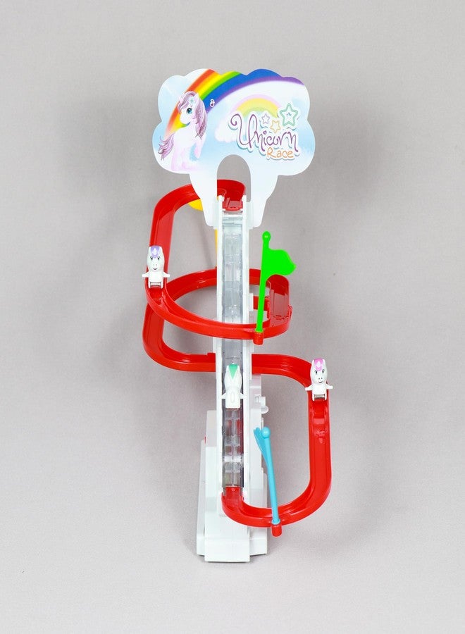 PN AVAN Track Racing Toys for Kids - Small Stair Climbing Toys for Kids, Escalator Toy with Lights and Music (Design 2) - Image 2