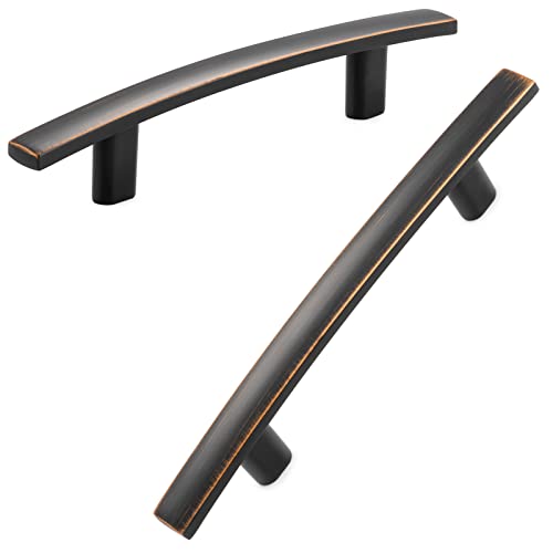 KOOFIZO 10 Pack 3 Inch Oil Rubbed Bronze Kitchen Cabinet Pulls Rubbed Bronze Cabinet Handles Bronze Cabinet Hardware for Kitchen Cabinets 1961 Drawer Dresser Cupboard Bedroom - Image 1