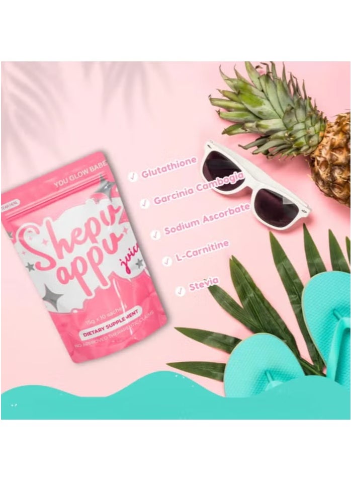 You Glow Babe Shepu Appu Slimming Juice 15x10sachet  - Image 5