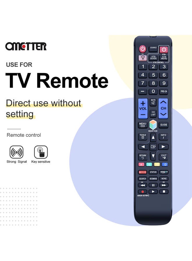 OMETTER جهاز تحكم عن بعد ذكي AA59-00784C بديل متوافق مع جميع تلفزيونات سامسونج الذكية