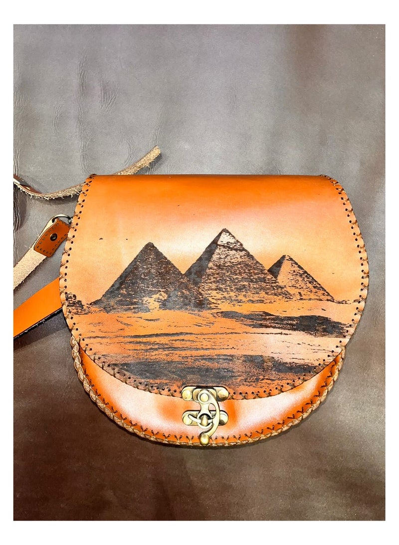genuine handmade leather bag