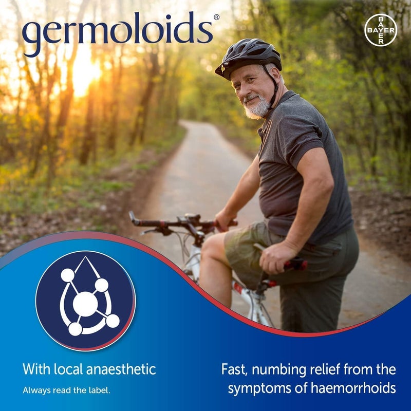 Germoloids Haemorrhoid Cream Piles Treatment with Anaesthetic to Numb the Pain Itch 55 g Pack of 1 Packing may vary - Image 5
