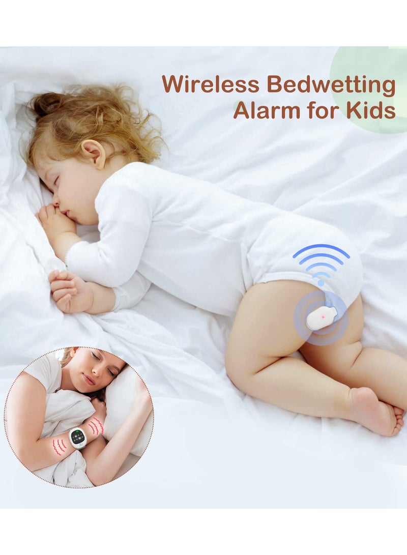2-in-1 Wireless Bedwetting Alarm u0026 Potty Watch for Kid Elder Adult, Potty Training Watch Rechargeable Bed Wetting Alarm Customizable Potty Watch Nighttime Potty Training Potty Reminder Watch - Image 3
