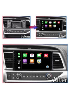 X-All Android screen Toyota Highlander 2015 RAM 4 32GB memory supports CarPlay TS18 processor with decoration  - Image 2