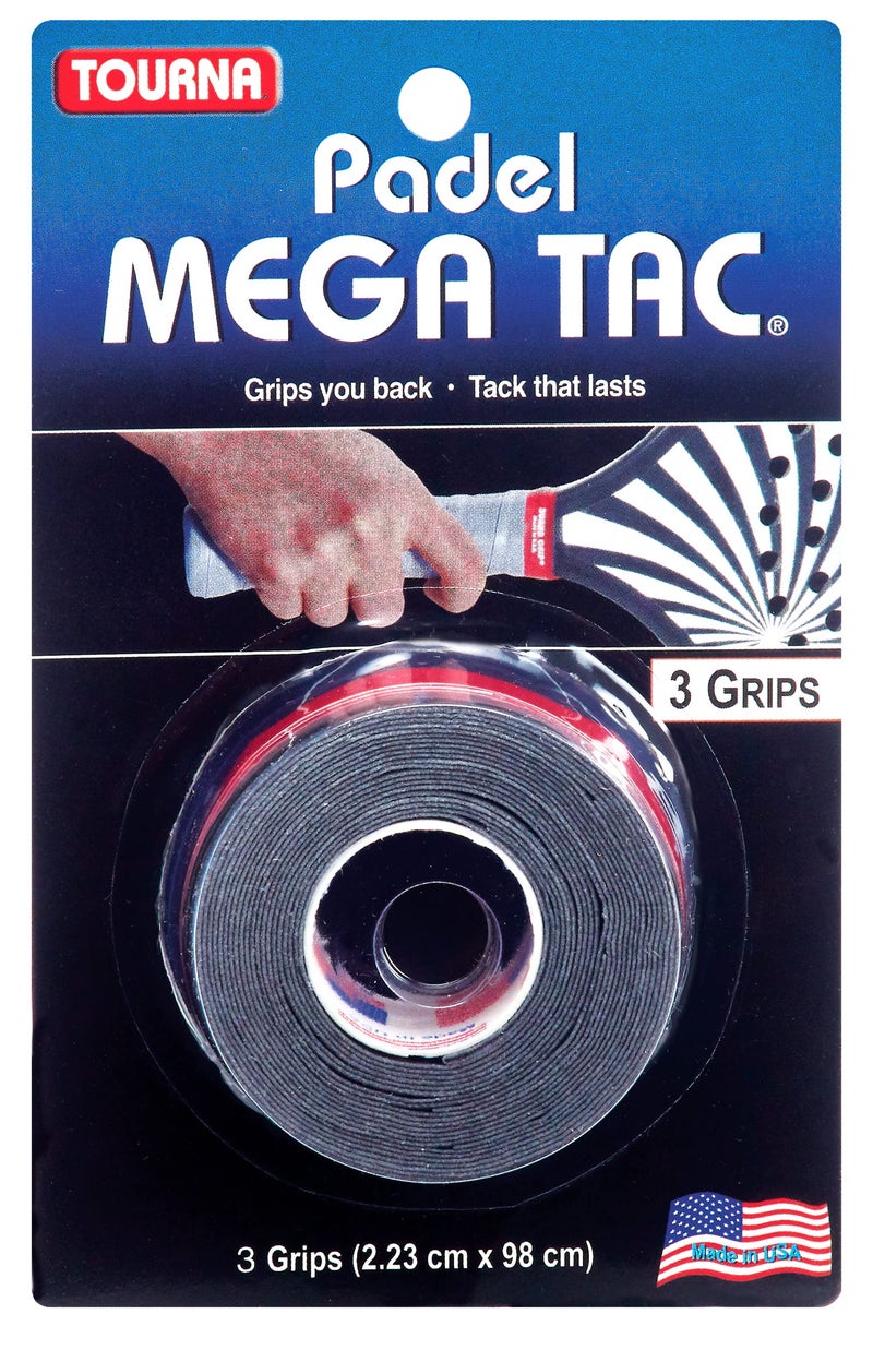 Tourna Padel Mega Tac 3 Pack Black - Image 1