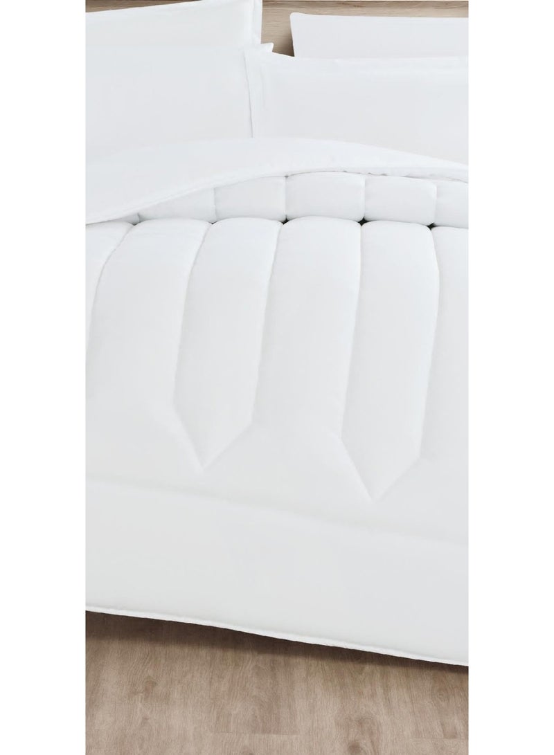 Red Rose Single comforter set, two-sided solid mattress, consisting of 4 pieces, microfiber comforter, size 170x230 cm. - Image 3