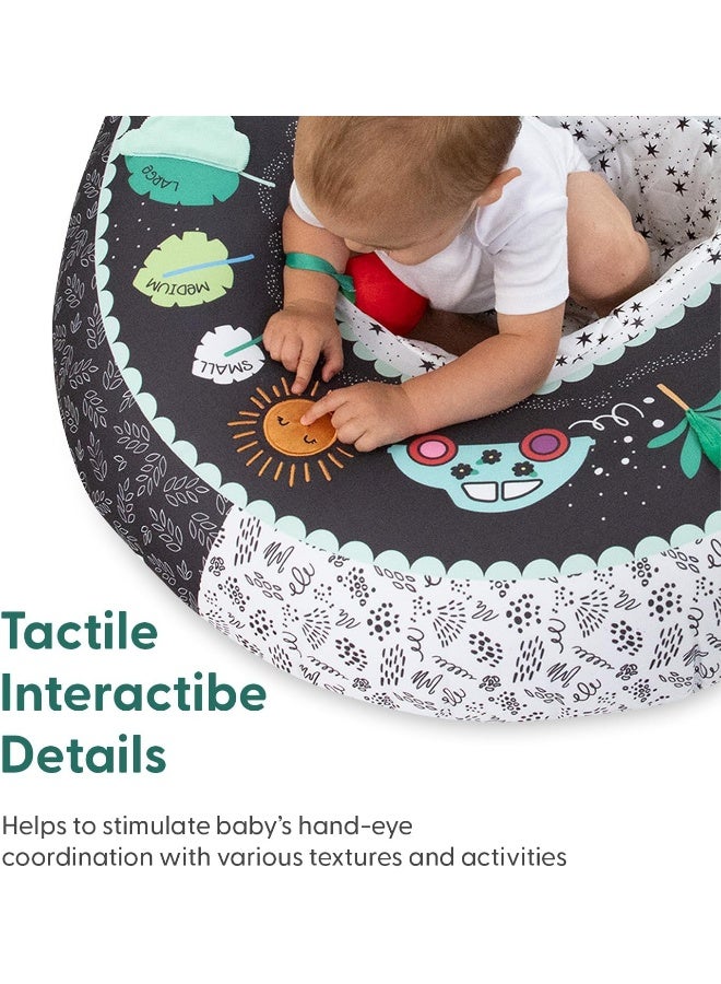 The Peanut Shell The Peanutshell Baby Boy or Girl Play Ring - Inflatable Seat, Sitting Support Chair, Unisex Activity Seats for Sitting Up, Play Ring for Babies 0-6 Months - Montessori - Image 4