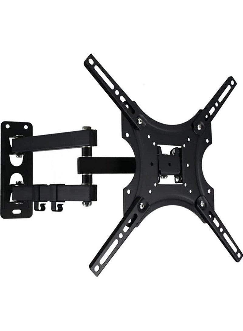 Tilt & Swivel TV Wall Mount - Heavy Duty Steel Bracket for 32-55" LED, LCD, Flat & Curved TVs, 70 lbs Capacity, VESA 400x400 - Image 1