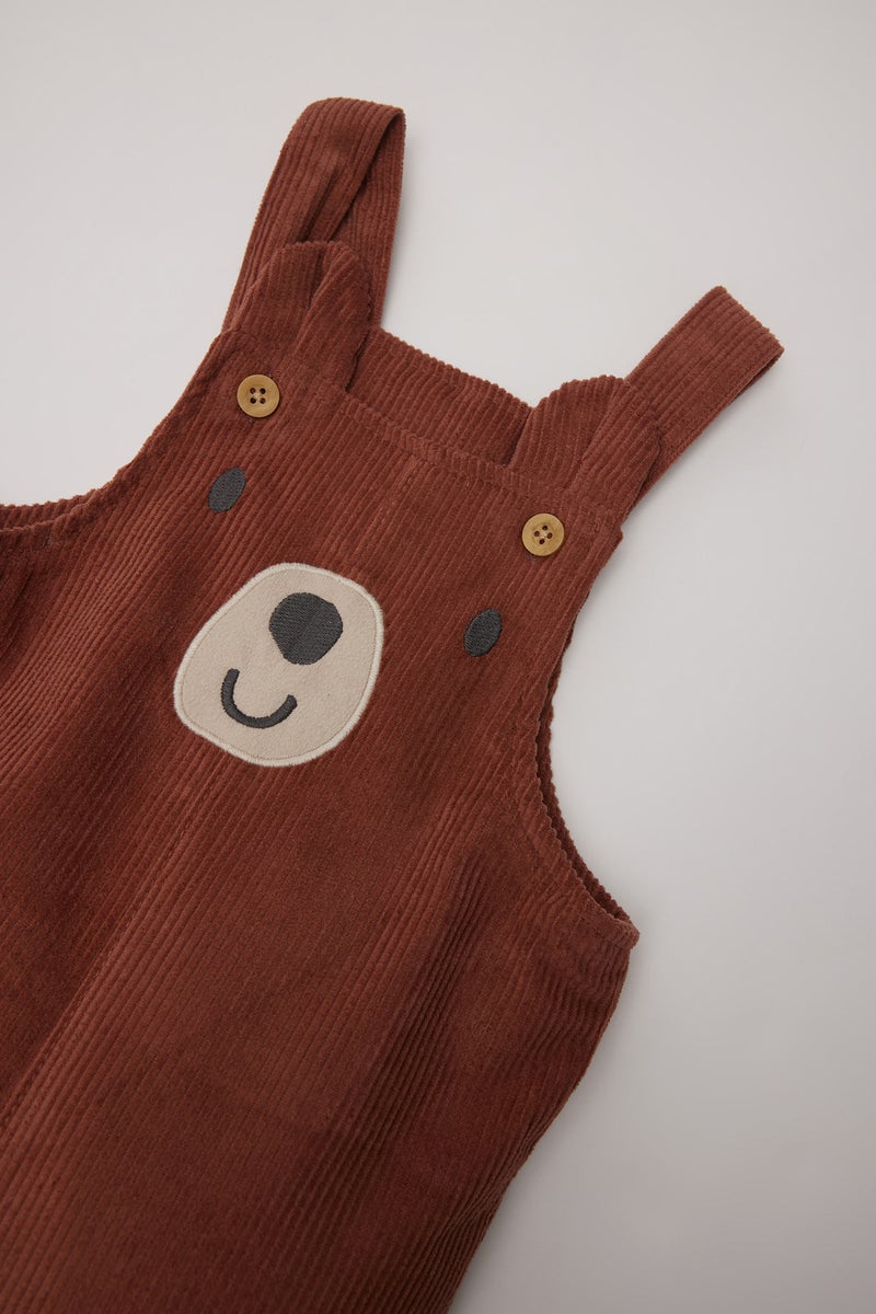 DeFacto Baby Boy T-Shirt Teddy Bear Jumpsuit 2 Piece Set  - Image 5