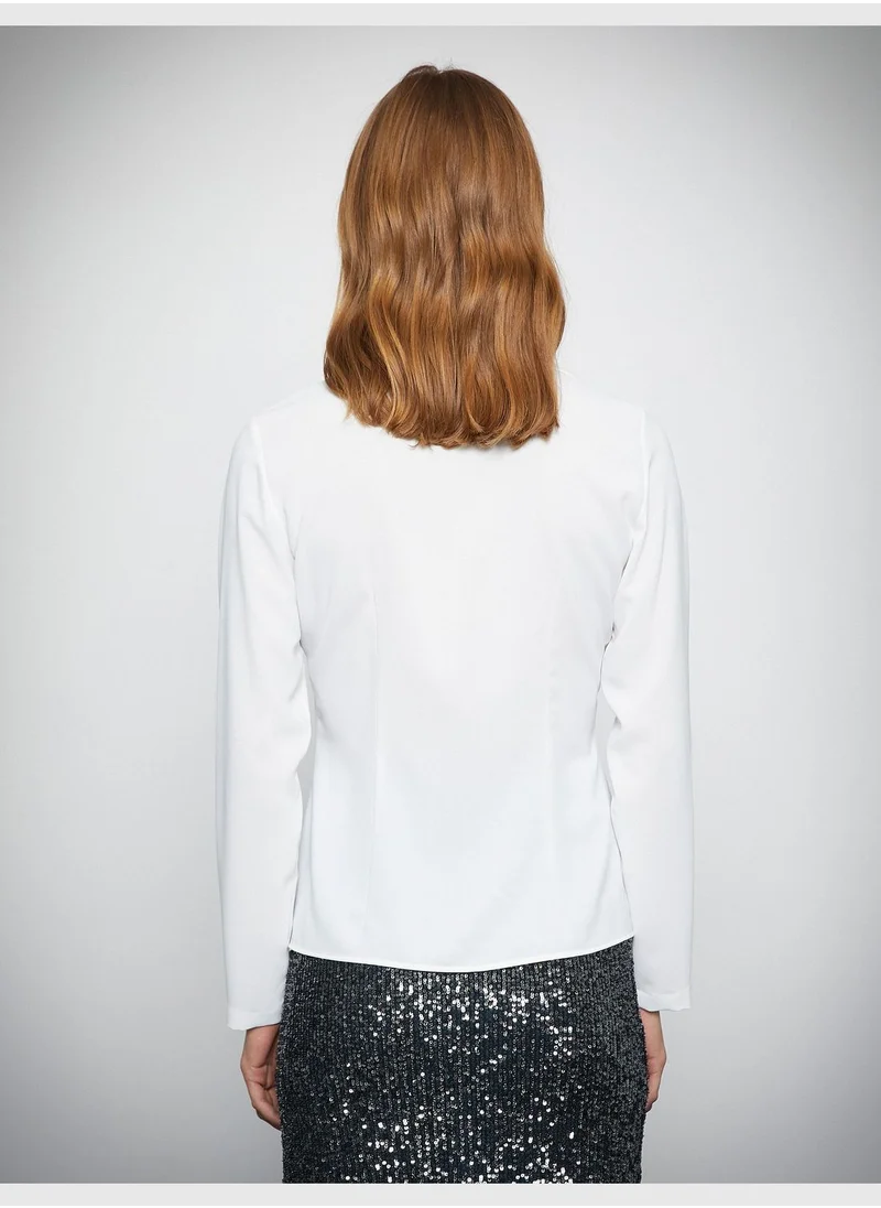 KOTON Metal Button Shirt