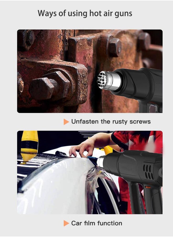 Stepless Temperature Regulating Hot Air Gun 2000W