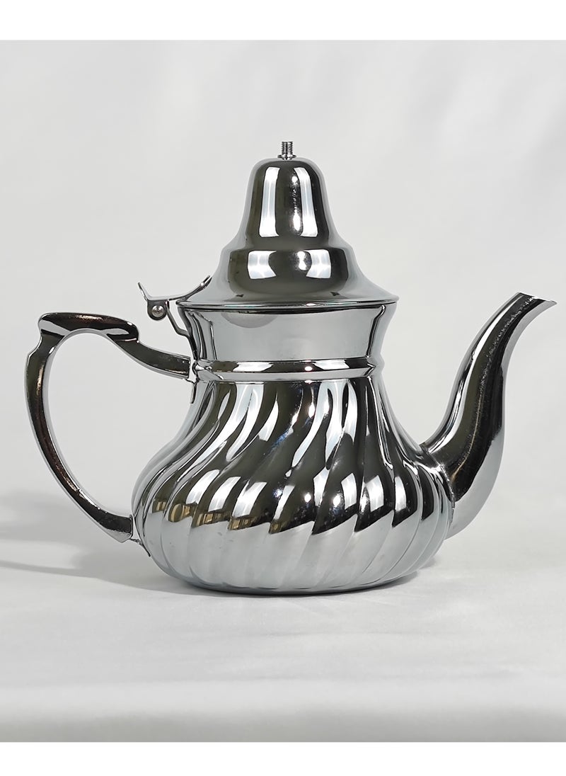 Classic Arabic Style Engraved Design Coffee Dallah Pot Rustproof Premium Stainless Steel Teapot Mirror Finish Coffee Kettle Easy Pour Spout Tea Kettle with Hinged Lid and Ergonomic Handle Dishwasher Safe Induction Safe Teapot for Office Home 0.7/1.6 L - pzsku/ZC7DAC3262BBBF4D33D81Z/45/_/1731419210/867c4c8a-f9a8-4e8c-94dc-b3c430a7d250