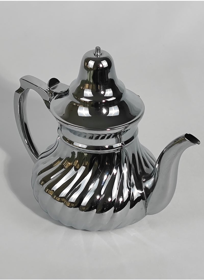 Classic Arabic Style Engraved Design Coffee Dallah Pot Rustproof Premium Stainless Steel Teapot Mirror Finish Coffee Kettle Easy Pour Spout Tea Kettle with Hinged Lid and Ergonomic Handle Dishwasher Safe Induction Safe Teapot for Office Home 0.7/1.6 L - pzsku/ZC7DAC3262BBBF4D33D81Z/45/_/1731419213/59d88042-8f20-4070-8960-58bdfd09667e