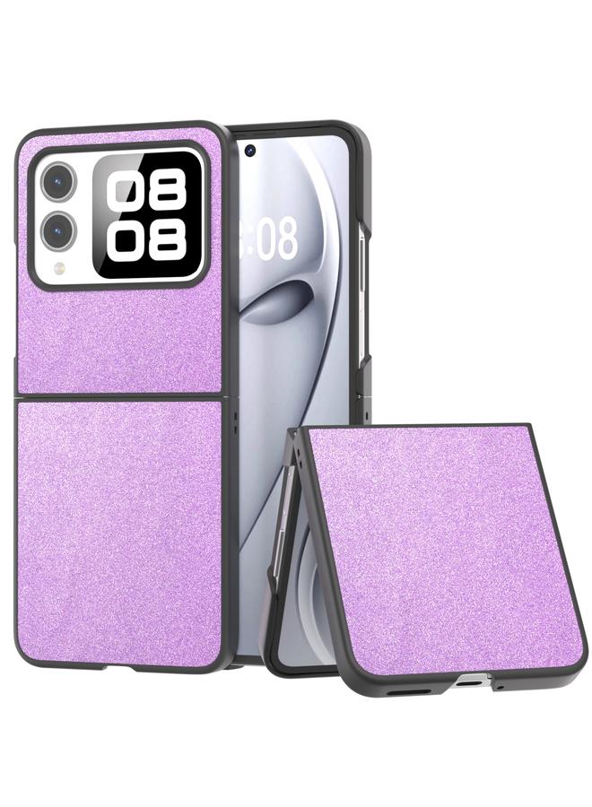Zaboon Case For Huawei nova Flip Glitter Full Coverage PU + PC Phone Case - Image 1