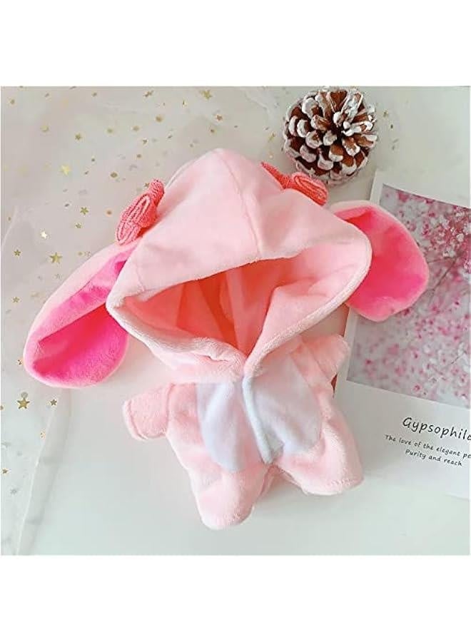 20cm /8 Doll Plush Doll's Clothes Animal one-Piece Garment Suit Pajamas Toys Dolls Accessories (Bunny) - Image 2