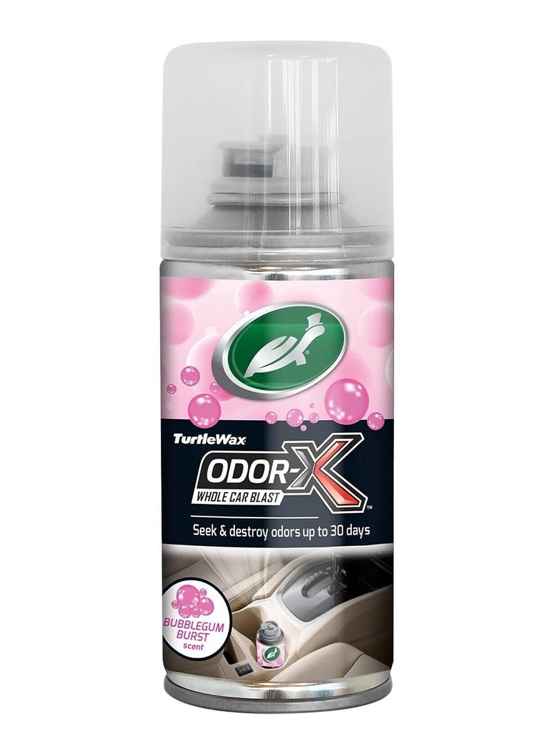 TURTLE Car Scent Freshener 100ml Odor X Whole Car Blast Bubble Gum Scent Air Freshener - Image 1