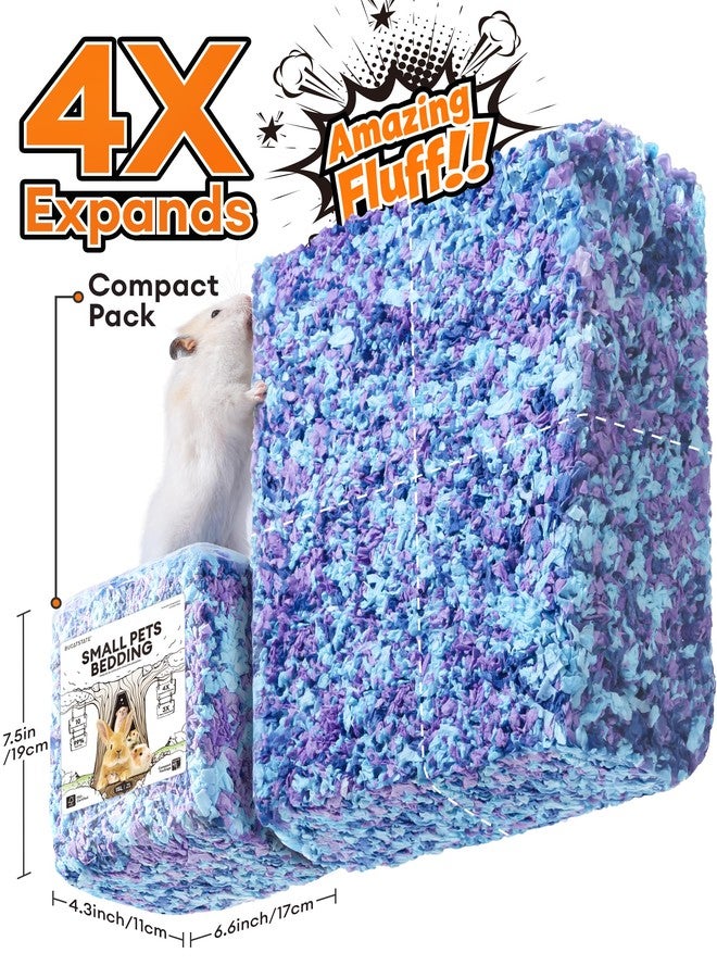 BUCATSTATE Hamster Bedding 15L, Truly 99% Dust-Free Small Animal Paper Bedding Odor Control, Cozy Hamster Litter for Rabbit Rat Syrian Dwarf Hamsters Gerbils (Harvest Sunset) - Image 2