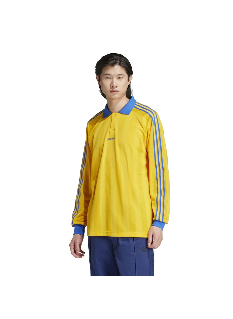 اديداس adidas LS JERSEY Yellow Originals Men JERSEYS