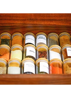 Glass Spice Jars Set, 3.2oz Mini Spice Jar with Bamboo Airtight Lids - pzsku/ZC7DB18AC101363D27780Z/45/_/1672397586/ca55da5b-4867-439a-a130-28d6bd2fae56