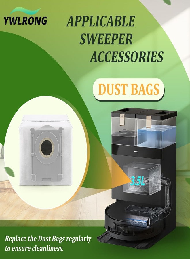 14 قطعة من أكياس الغبار لـ ECOVACS DEEBOT X8 PRO Omni/X8 Omni/X9 PRO OMNI/T50 Pro omni/T50 MAX PRO Omni/T50 Omni/T80 Omni أكياس غبار بديلة لمكنسة كهربائية روبوتية - Image 4