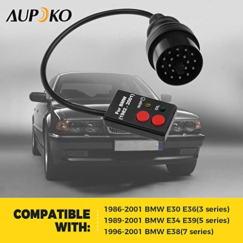 Aupoko أداة إعادة ضبط خدمة الزيت Aupoko، 20 دبوس مقبس OBD أداة إعادة ضبط خدمة الزيت بديلة لسيارات BMW 1982-2001 E30 E34 E36 E39 - Image 3