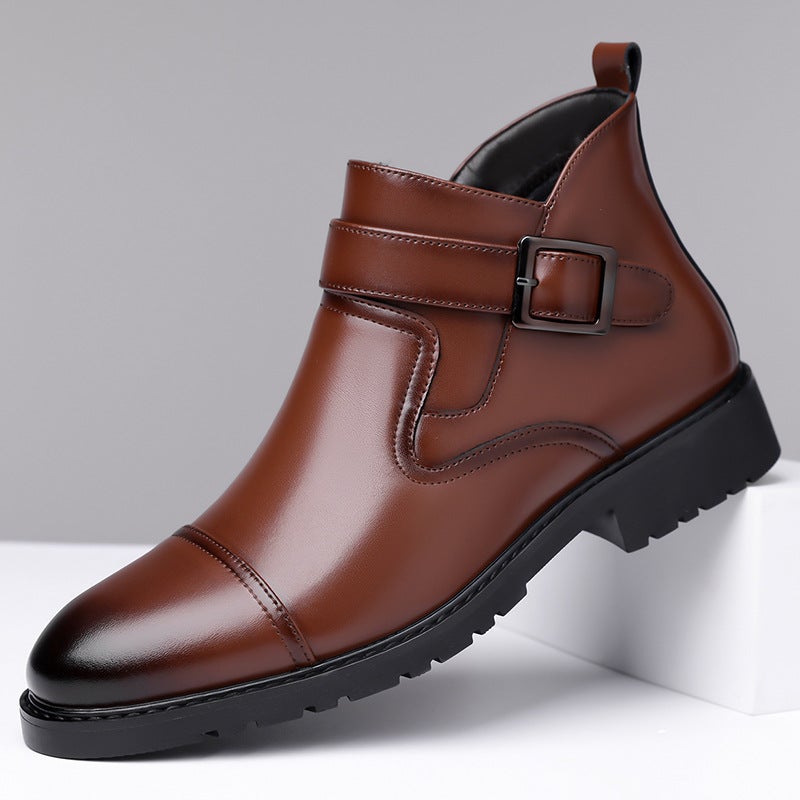 Large Size 2025 Chelsea Boots Men'S Business Formal Shoes Men'S Retro British Style Boots Dropshipping - Image 2