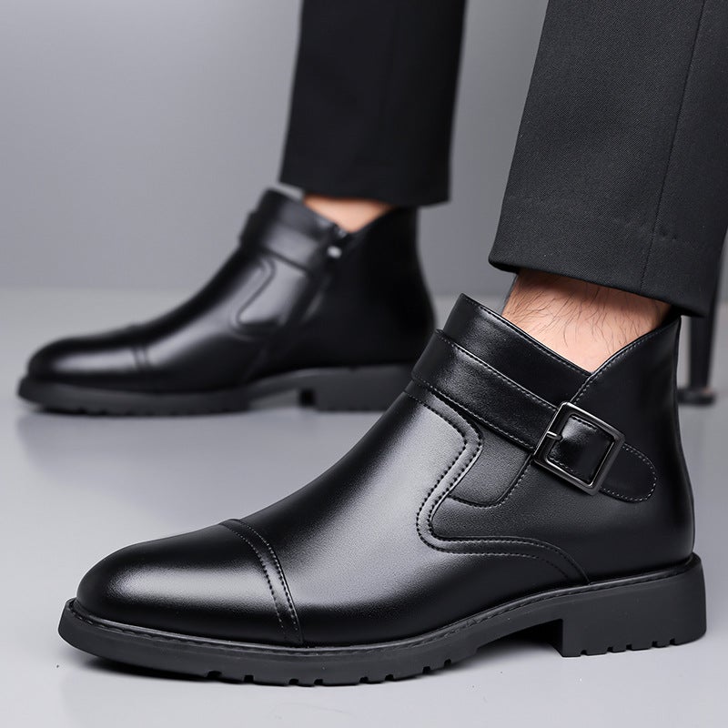 Large Size 2025 Chelsea Boots Men'S Business Formal Shoes Men'S Retro British Style Boots Dropshipping - Image 5