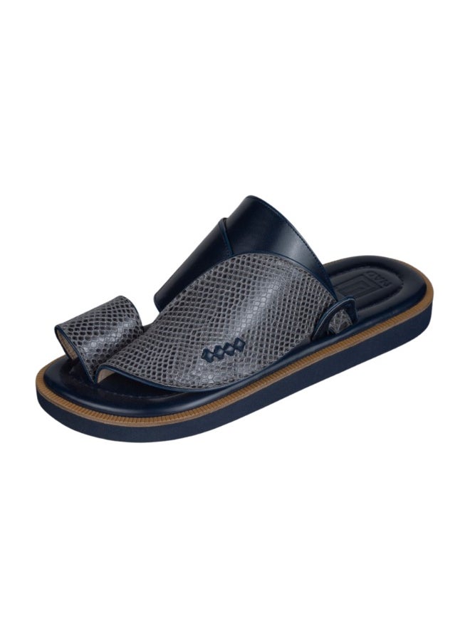 NAD Arabic sandals with a navy snake pattern  - Image 1
