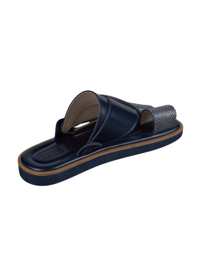 NAD Arabic sandals with a navy snake pattern  - Image 2