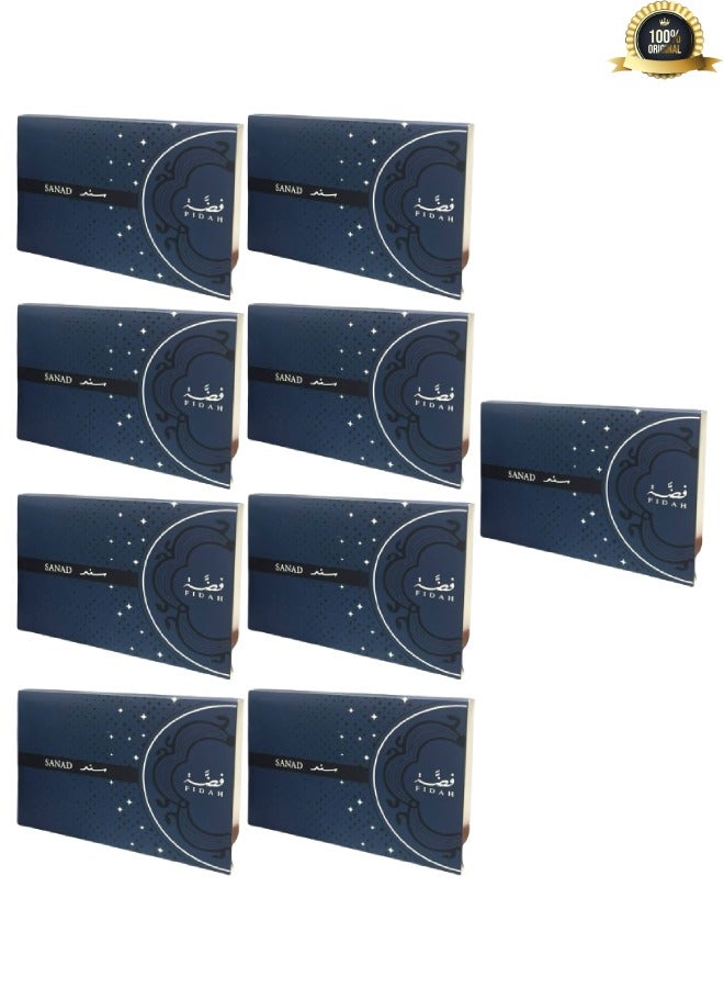 فضة  9 قطع عطر فضة سناد و مونتانا - Image 1