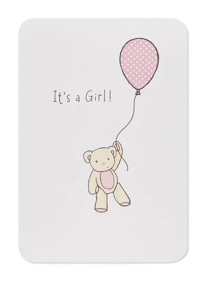 American Greetings New Baby Girl Card (Bear With Balloon) - Image 5