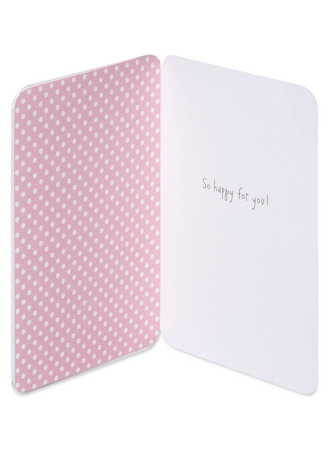 American Greetings New Baby Girl Card (Bear With Balloon) - Image 2