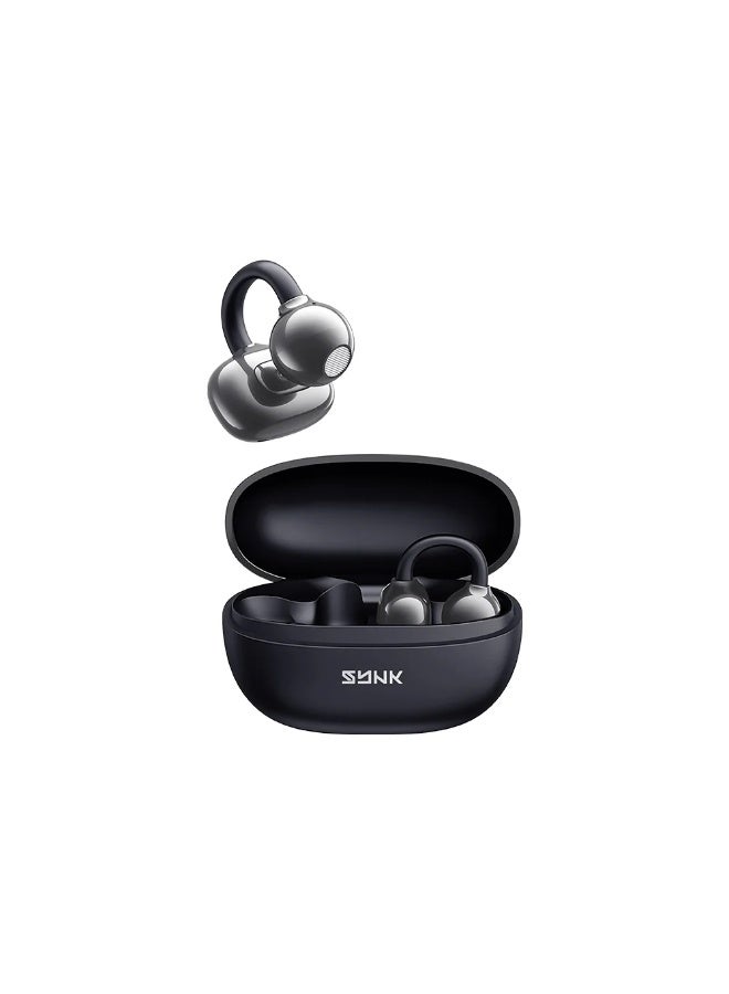SYNK Health Clip Wireless Bluetooth Earbuds with Heart Rate & SpO2 Monitoring - Image 1