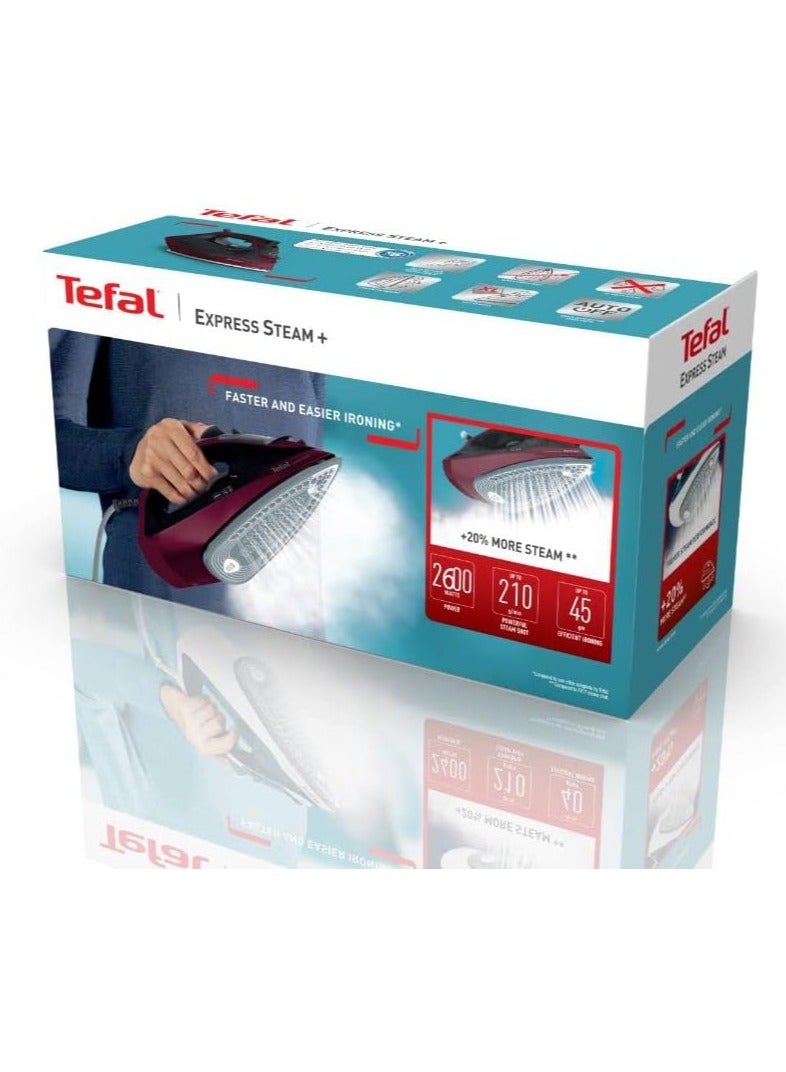 Tefal Steam Iron Express Steam Plus 270 ml 2600 W FV2869E2 Black - Image 5