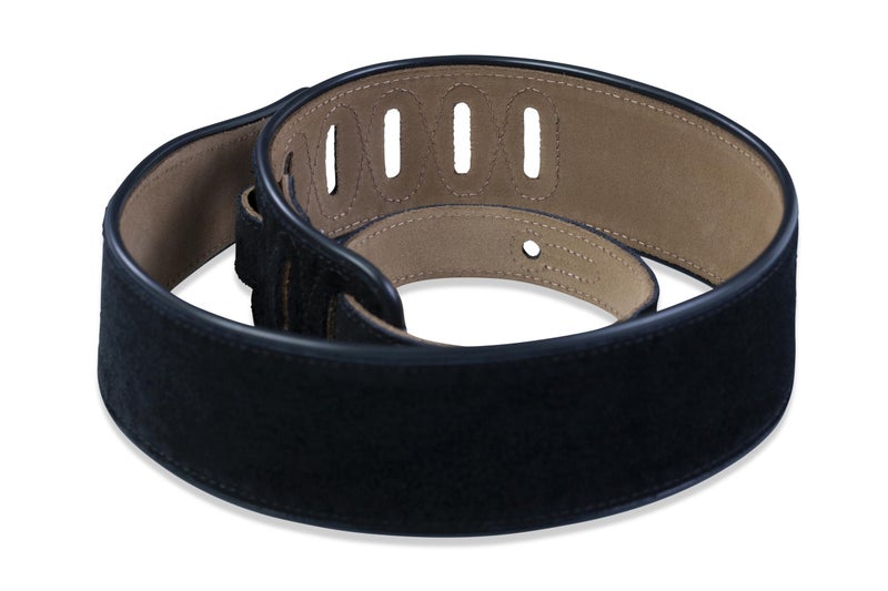 Levy's Leathers Suede Leather Guitar Strap,Black - Image 4