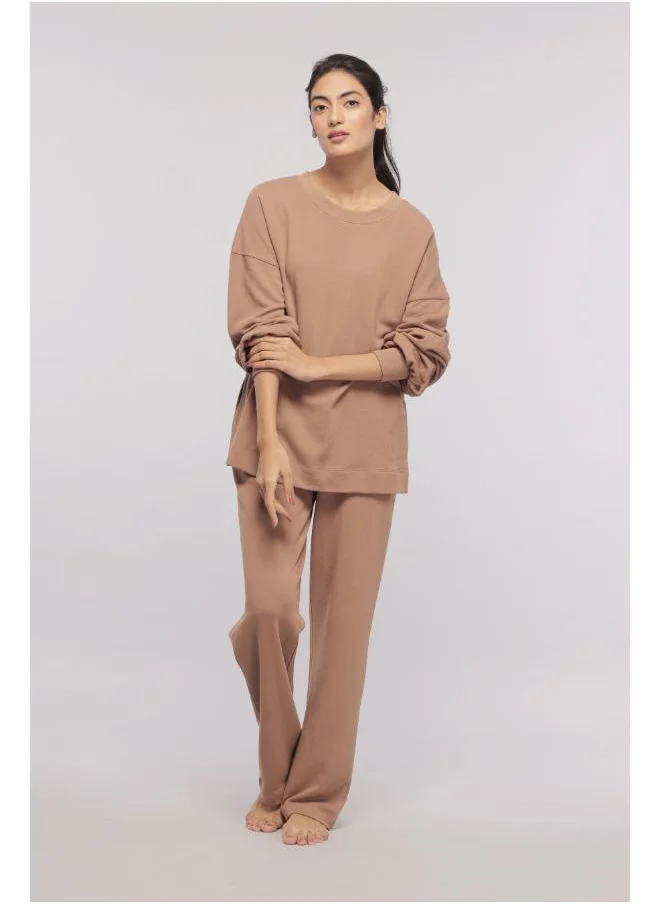 NeceSera Brown Terry Co-ord Set