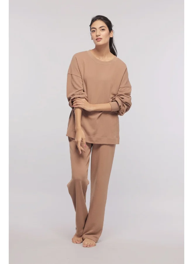 NeceSera Brown Terry Co-ord Set