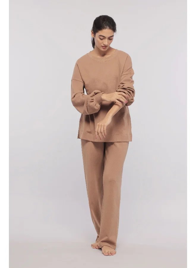 NeceSera Brown Terry Co-ord Set