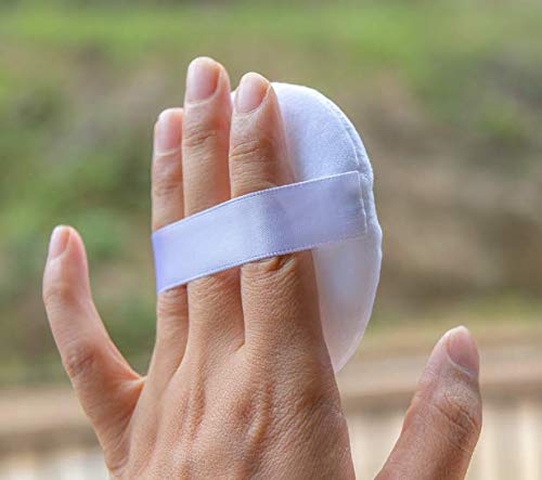 SYBL علبة بودرة الأطفال بعد الاستحمام 1 قطعة مع مصفاة وبودرة ناعمة للسفر والاستخدام المنزلي باللون الأخضر - Image 3