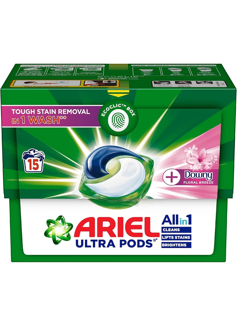 Ariel Floral Breeze All-In-1 Laundry Detergent Pods - Image 1