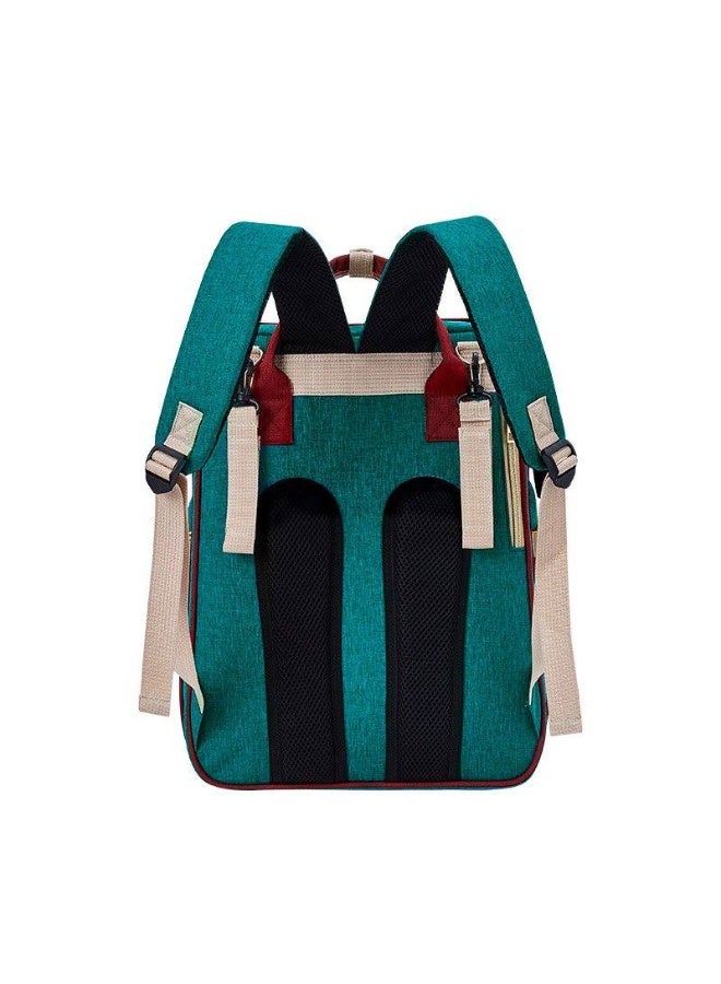 79STYLE Mommy Bag Backpack with Heavy Fabric, Foldable Bed, Thermal Pocket, and Inner Organizer - Image 5