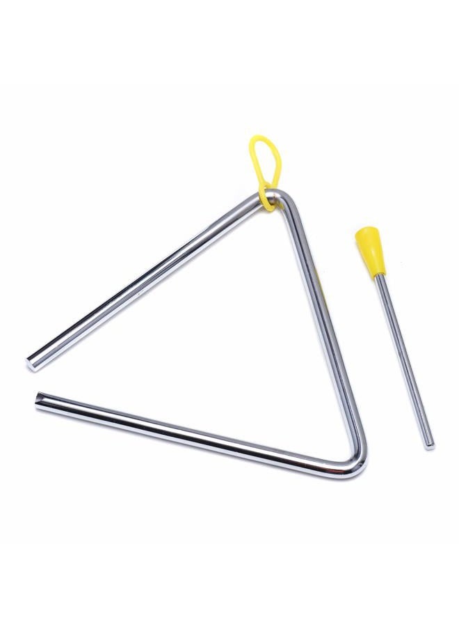 TDOCK 6 Inch Musical Steel Triangle Percussion Instrument With Striker - Image 3